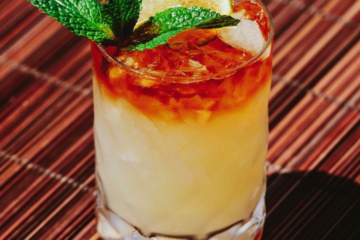 a close up of food on a table