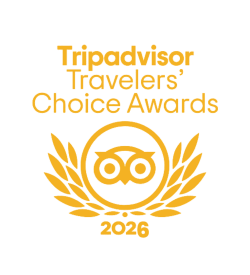 Tripadvisor Travelers' Choice Awards 2026 logo in yellow.